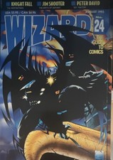 Wizard Issue 24 August 1993 Jim Shooter Peter David Comic Books Illustrated