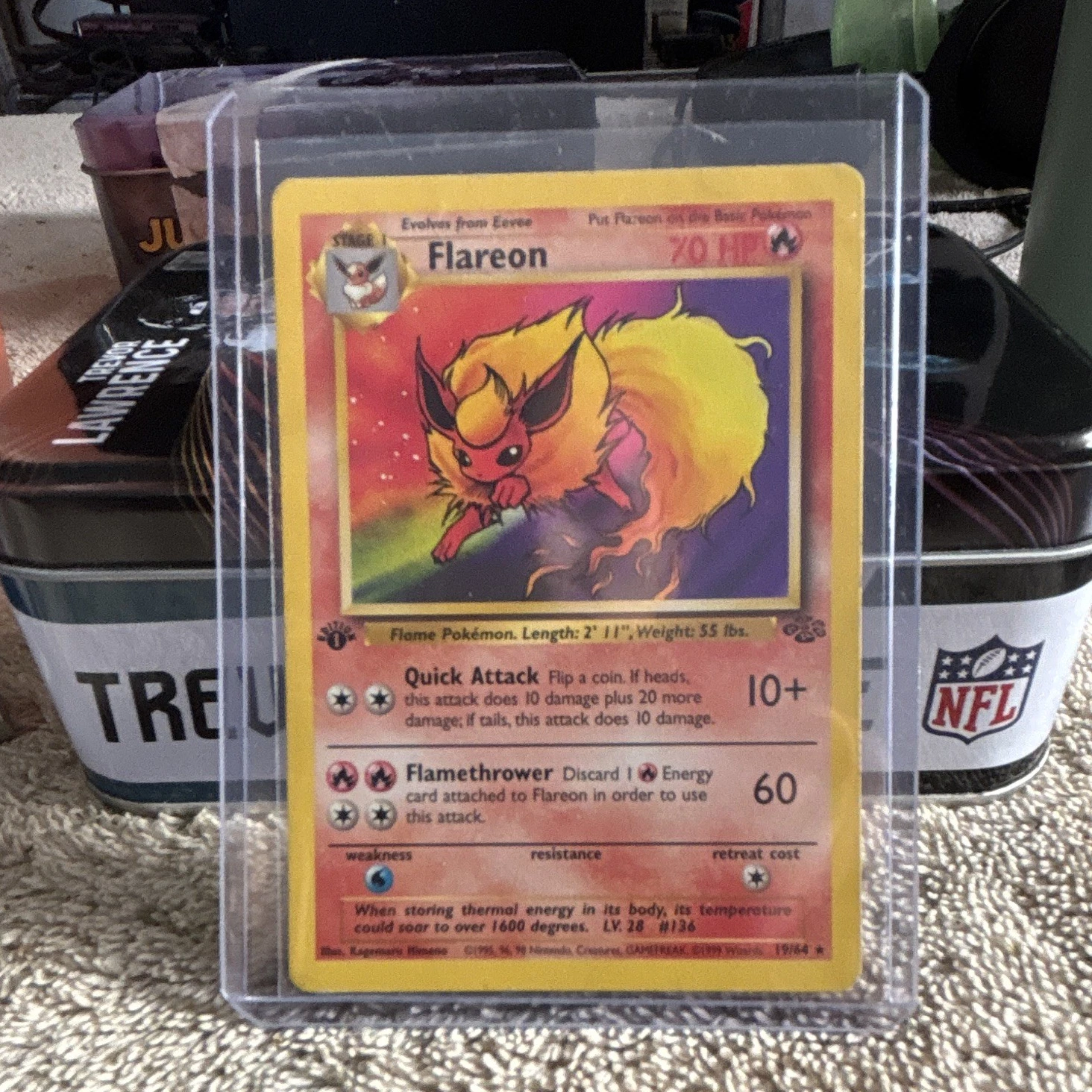 Wizards of the Coast Flareon Jungle 1st Edition 1999 English