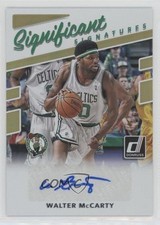 2017-18 Panini Donruss Significant Signatures Walter McCarty #SS-WM Auto 1q7