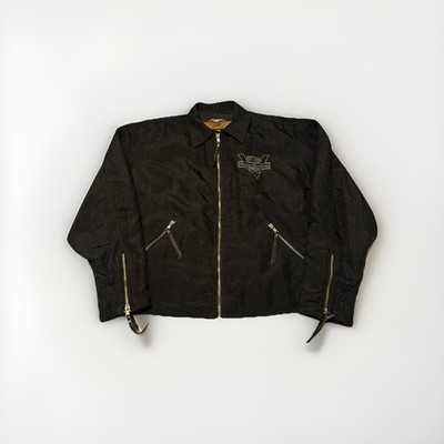 Vintage Harley Davidson Jacket Made USA American Legend Black Sz L