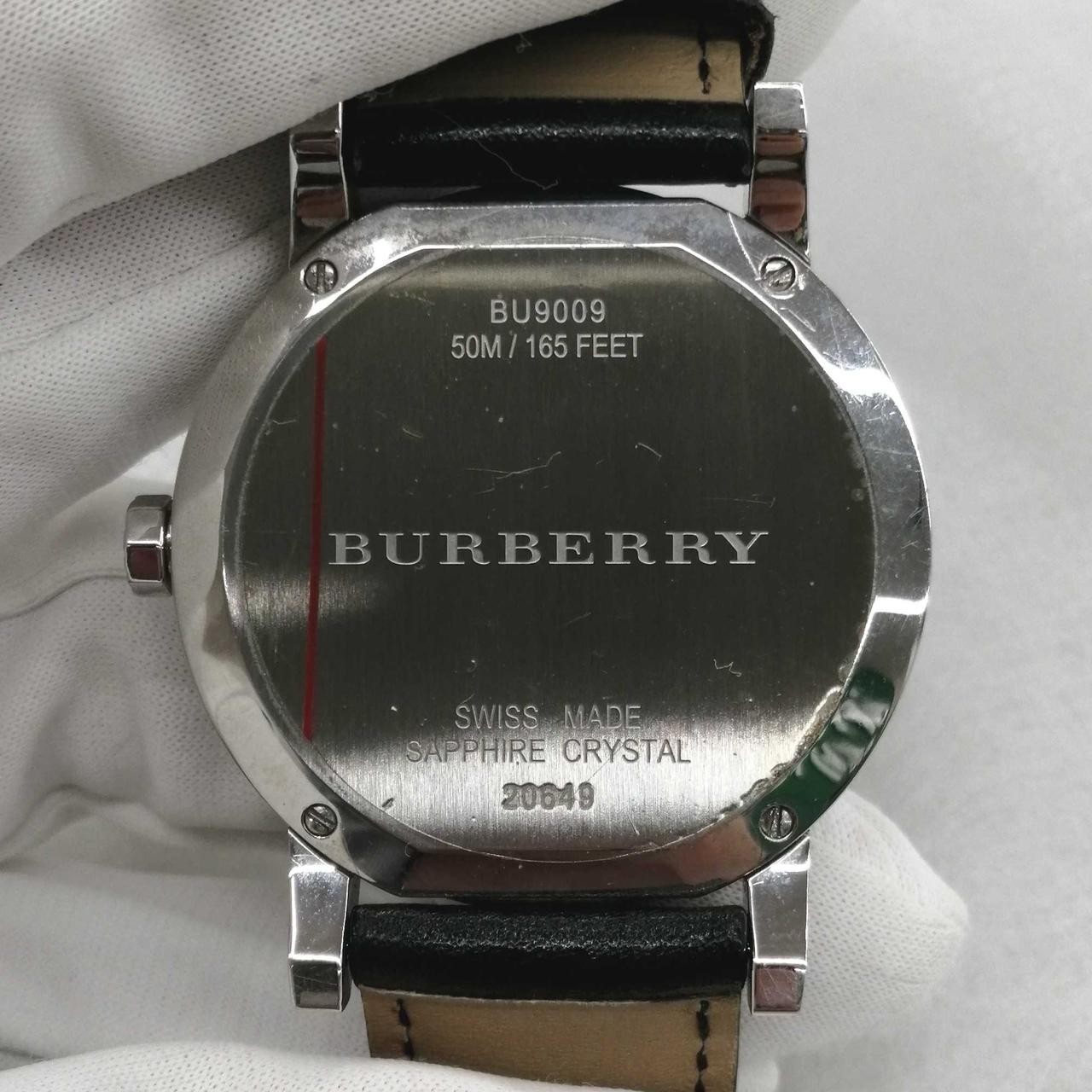 Burberry BU9009 Quartz Men’s Leather Strap Analog Watch Used thumbnail 6