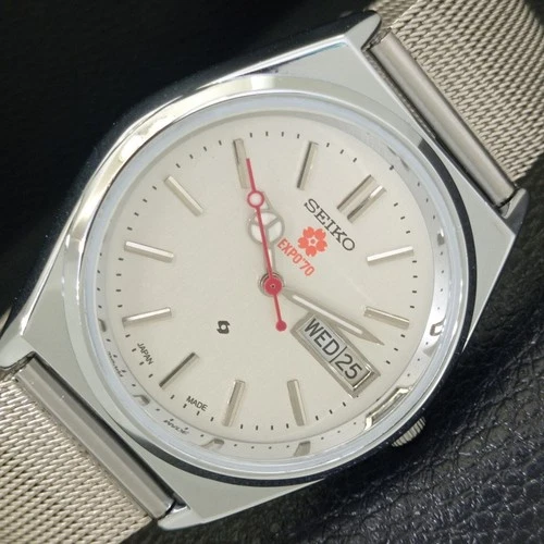 REFURBISHED VINTAGE SEIKO EXPO 70 AUTOMATIC 6309A JAPAN MENS WATCH a441817-1