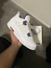 Taglia 13 - Air Jordan 4 Retro "Viola Metallizzata"