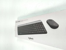 New Logitech - MK470 Slim Wireless Keyboard and Mouse Combo Graphite