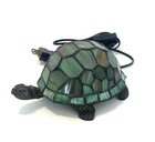 VTG Stained Glass Tiffany Style Tortoise/Turtle Accent Lamp Night Light Work!