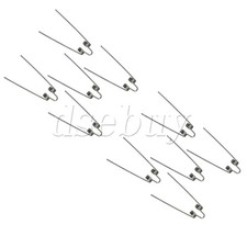 10 Pieces Metal Trombone Alto WaterKey Spit Valve Spring 1.7x0.76 Inch Silver