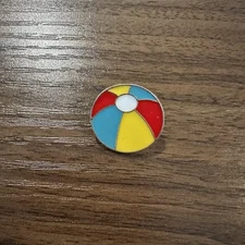 Enamel Pin Beach Ball Cute Summer Hawaiian Brooch Backpack Jewelry Hat Pool Fun