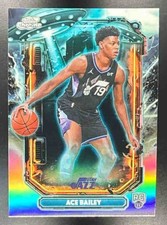 Ace Bailey 2025-26 Topps Cosmic Chrome Extraterrestrial Talent Refractor RC KG