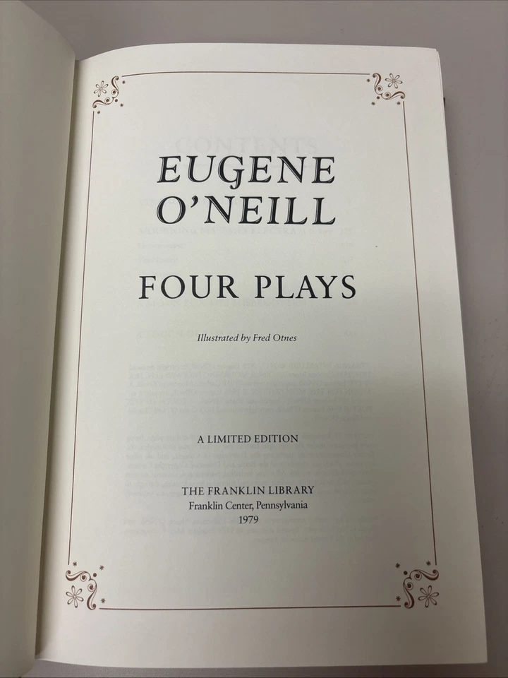 Franklin Library PLAYS by EUGENE O'NEILL Leather 1978 Strange Interlude & 3 more - Image 4 of 4