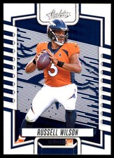Russell Wilson 2023 Panini Absolute #4 Broncos NFL READ FREE SHIP AutographDen