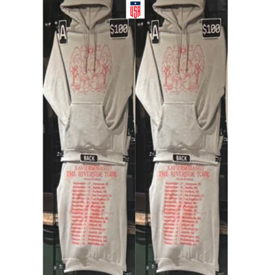 New!! Xaviersobased The Riverside Tour 2025 Merch Hoodie Remake