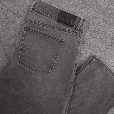 Mott & Bow Slim Stone Jeans Mens 38X30 Gray 5 Pocket Soft Stretch Preppy Casual