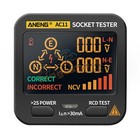 Digital Smart Voltage Display 250V Socket Tester Detector Outlet Tester with Led