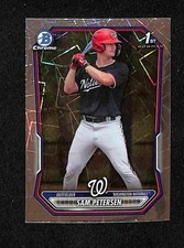 2026 Bowman Mega - Sam Petersen 1st Bowman Laser Refractor #BCP-122 Nationals