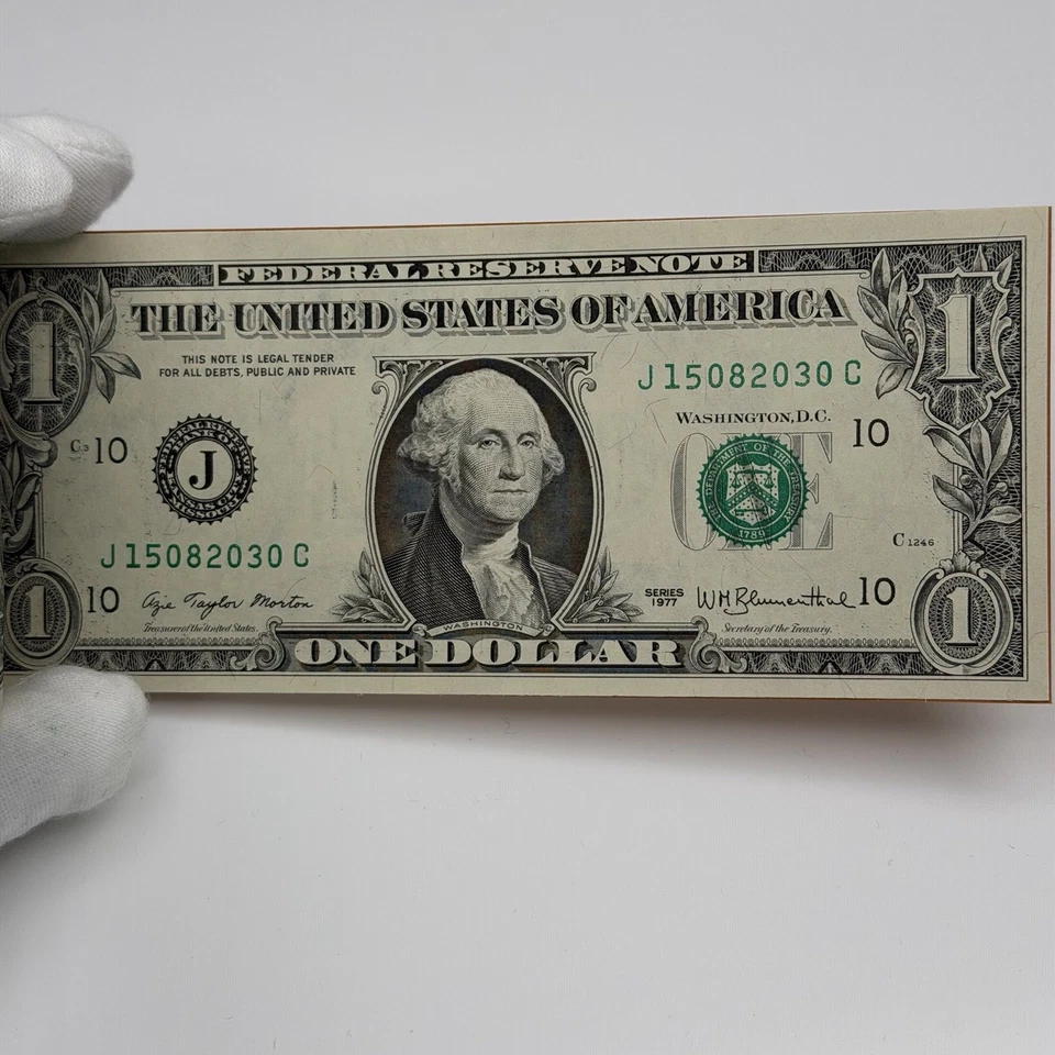 1977 $1 MILLIONAIRES' SCRATCH PAD $10 Face Consecutive Serial # Santa Fe Bank - Image 4 of 4