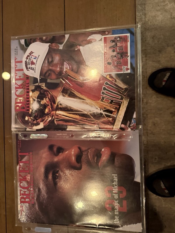 Beckett Basketball Monthly 1993 September & December Chicago Bulls Issues