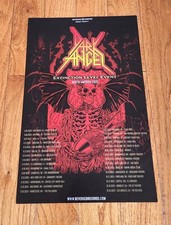 DARK ANGEL EXTINCTION LEVEL EVENT NORTH AMERICA 2025 TOUR POSTER THRASH METAL