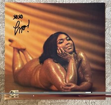 LIZZO SIGNED CUZ I LOVE YOU ALBUM INSERT PHOTO 11x11 - BECKETT COA