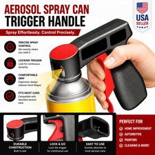 Can-gun Aerosol Trigger Handle 2 Pack Spray Can Grip Adapter Paint Sprayer