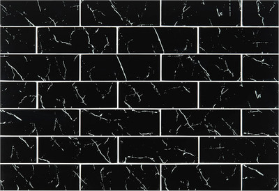 Elegant Nero Marquina 3x6 Glass Subway Tile for Kitchen & Bath Backsplash