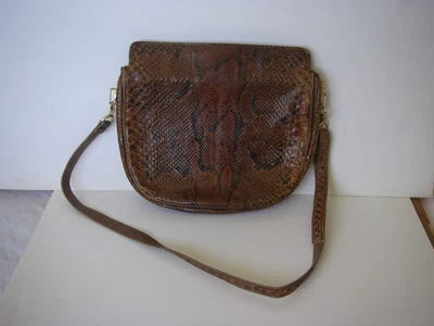 Vintage Snake Skin, Python Handbag made in Italy Harvey Nichols please read - Image 1 of 4