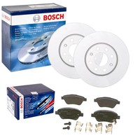 Bosch Bremsscheiben 257Mm + BelÄGe Vorne Passend FüR Opel Adam POC = JQ3 / JQ4