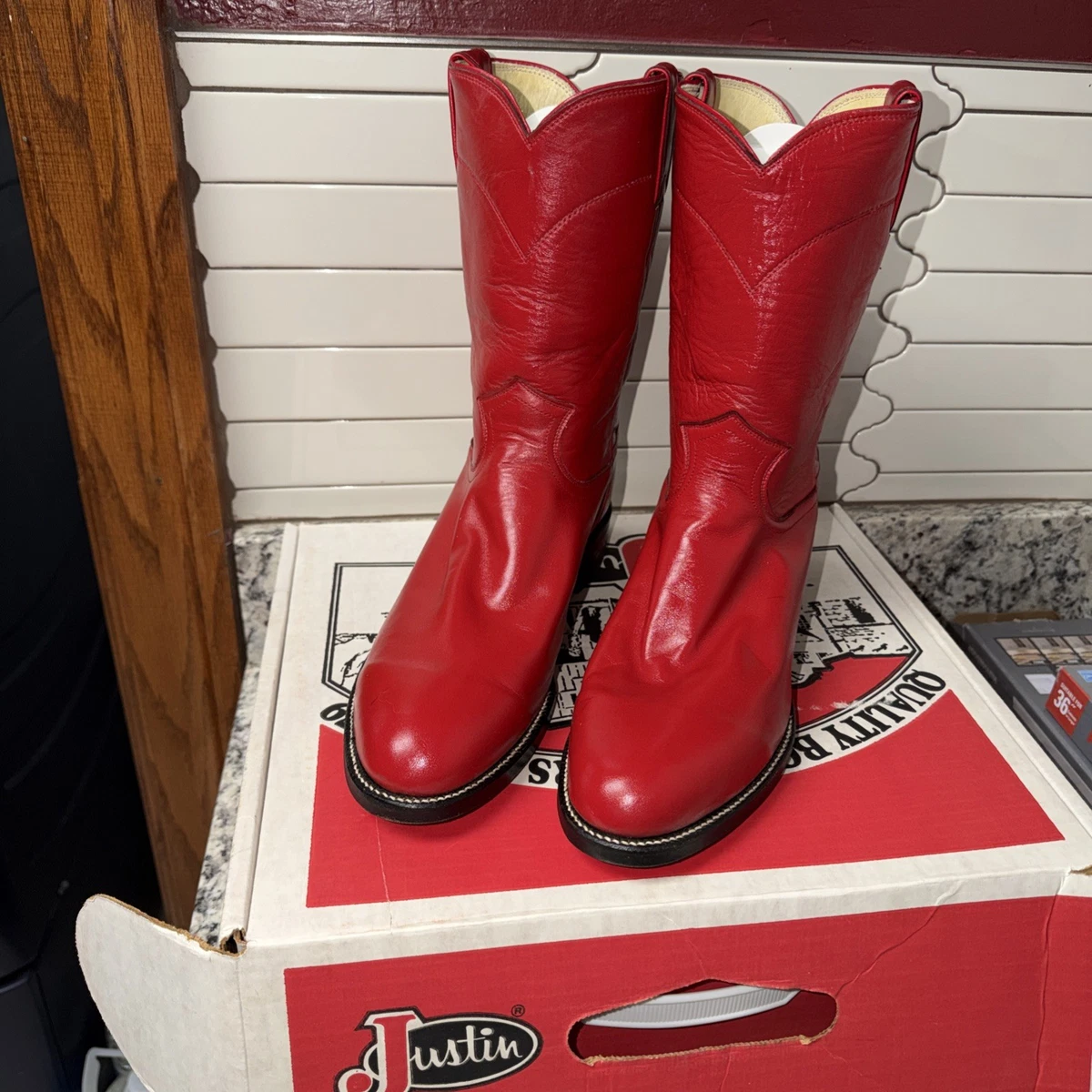 Justin Boots Red Boots for Women for sale - eBay