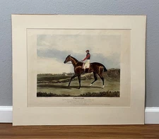 John F Herring THEODORE Great St Leger Doncaster 1819 Antique Horse Racing Print