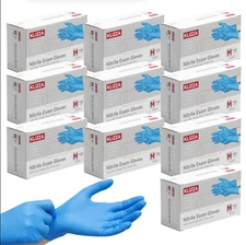 KLIZZA 1300 PCS Nitrile Gloves Disposable, Latex Free, Powder Free Cleaning Glov