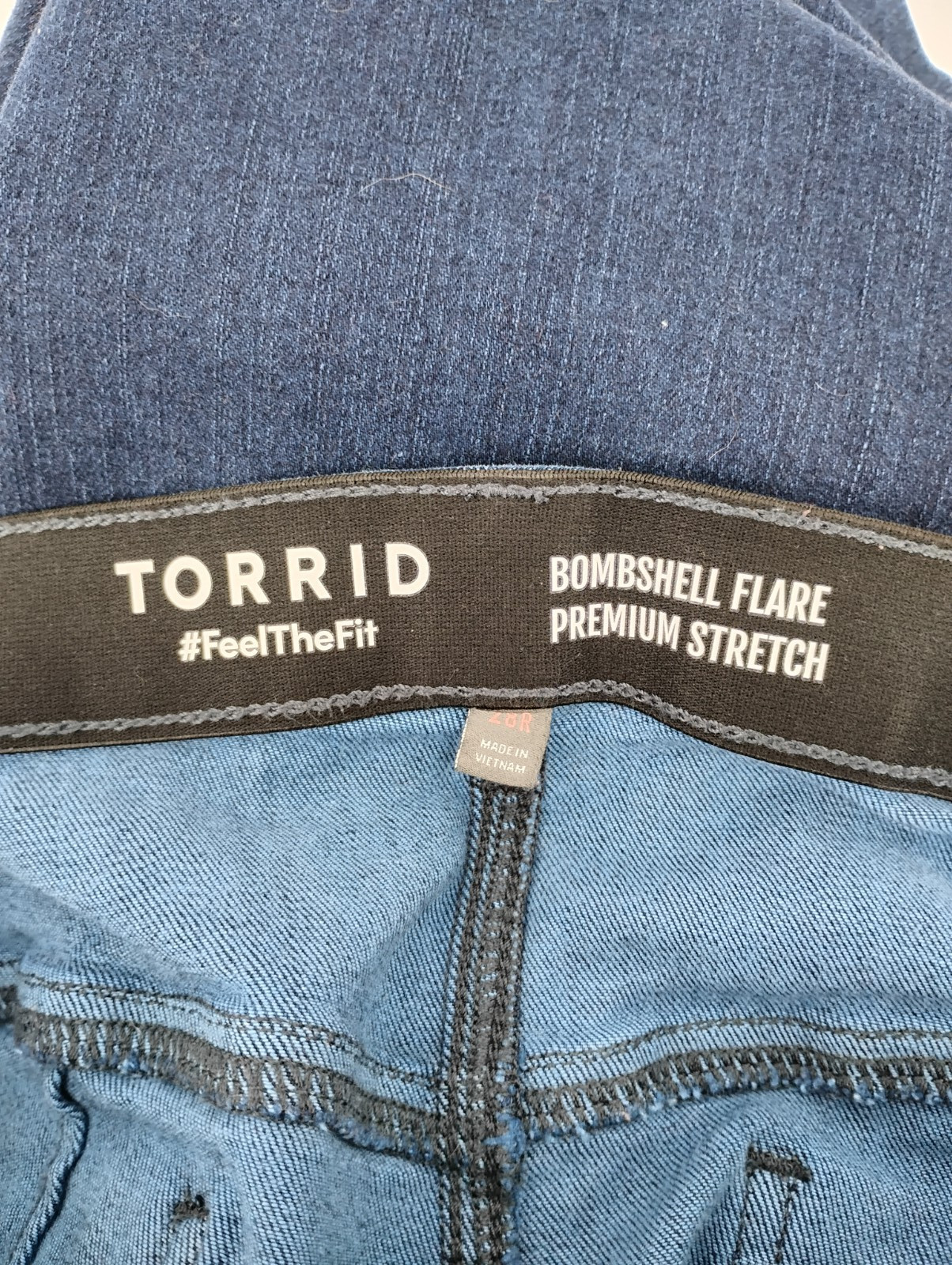 Torrid Bombshell Flare Button Fly Premium Stretch… - image 3