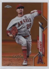 2020 Topps Chrome Orange Refractor 14/25 Andrew Heaney #28 sy5