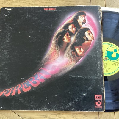 Deep Purple; Fireball Textured Gatefold Sleeve VG+/VG 12  Vinyl LP Free UK Post