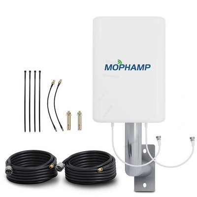 4G LTE 5G MIMO LTE Router Richtantenne Dual-Polarisation 698-3800Mhz 2x10m Kabel