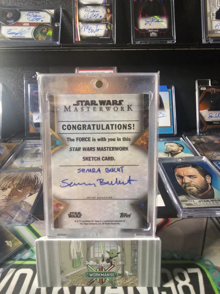 Padme Sketch Topps Masterwork - Image 2 of 2