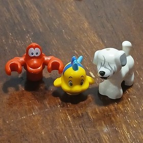 Lego Ariel Little Mermaid Bride Flounder Sebastian Minifigure Disney Princess + 