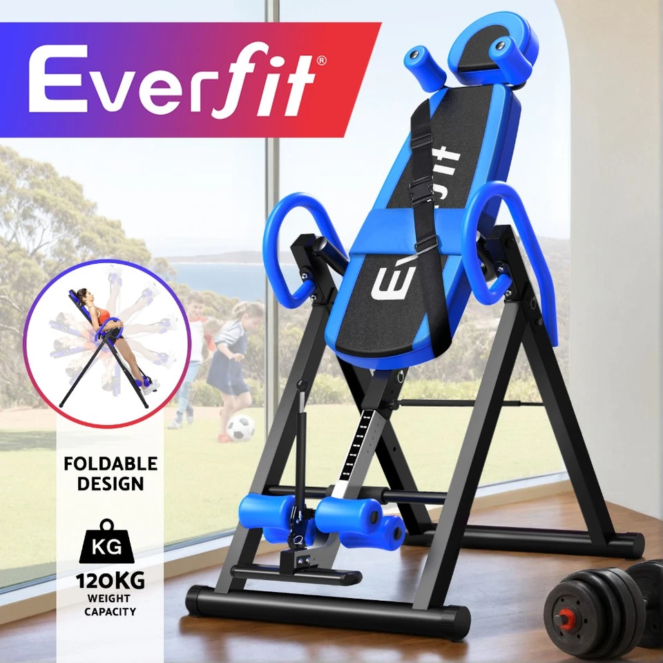 Everfit Inversion Table Gravity Exercise Bench Inverter Machine Home Gym Fitness