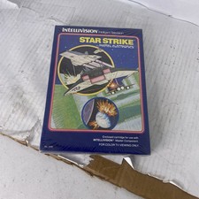 Vintage Intellivision Star Strike Mattel Video Game New And Sealed