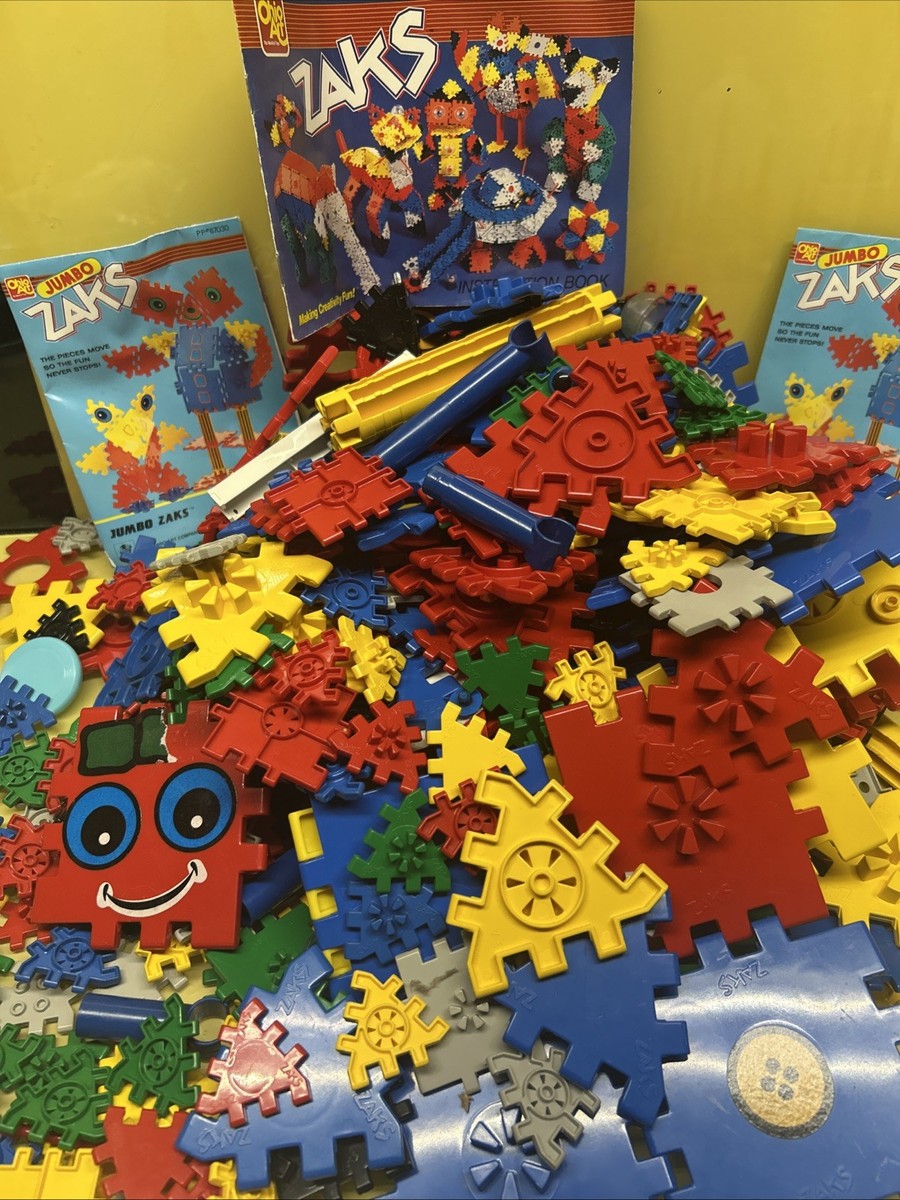Ohio Art The World Of Toys Zaks-Assorted Lot Of Buil Blocks Huge