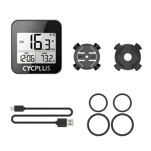 CYCPLUS Wireless GPS Bike Computer with Backlight IPX6 Bicycle Speedo Waterproof - Picture 2 of 19