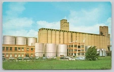 Postcard Spencer-Kellogg & Sons Inc. Soy Bean Products Bellevue Ohio