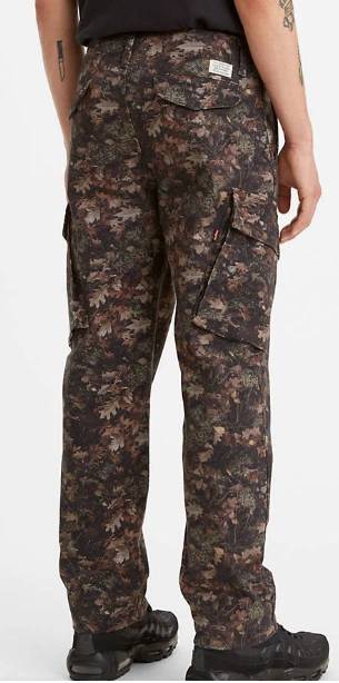 NEW LEVI S XX CARGO TAPER STRETCH MENS PANTS CAMO W32x34L LOOSE