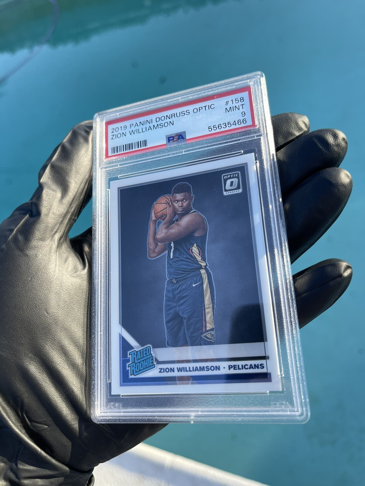 2019 Donruss Optic Zion Williamson #158 PSA 9