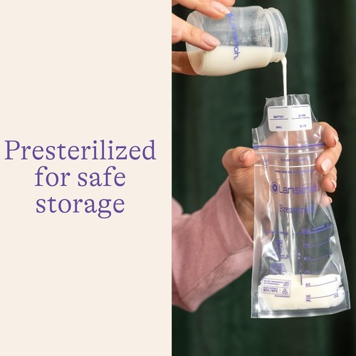 Breastmilk Storage Bags, 50 Count, Fast Freeze and Thaw Breast Milk Bags - Picture 6 of 7