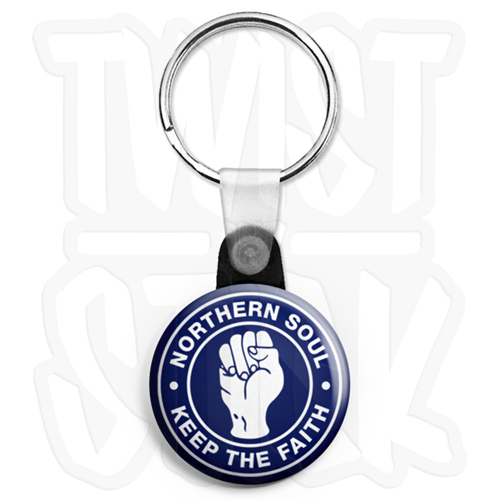 Northern Soul - Keep the Faith - 25mm Schlüsselanhänger Button Anstecker mit Zip Pull Option - Bild 5 von 29