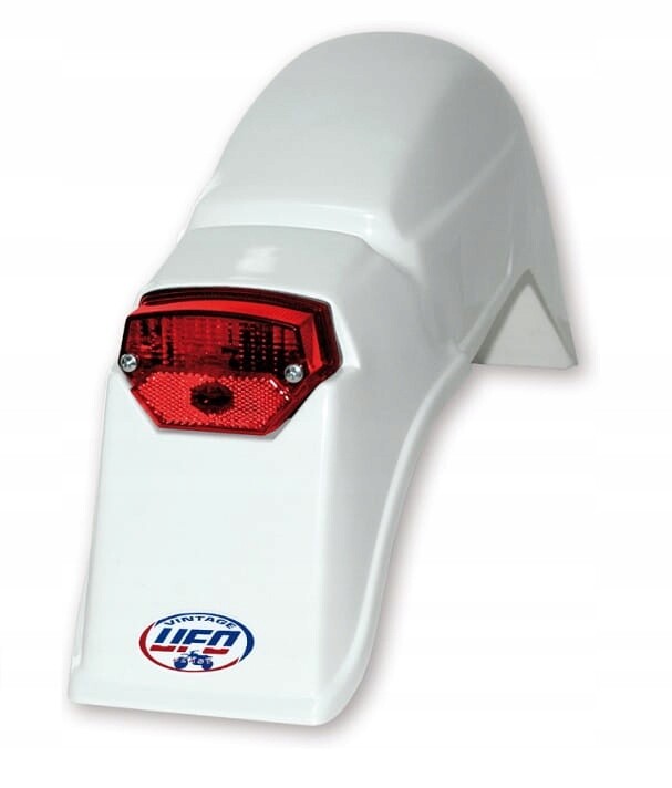Aile arrière blanche style origine avec lampe pour KTM GS de collection