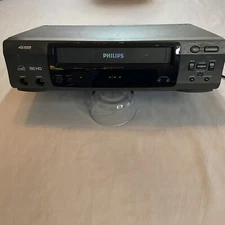 Philips VRB611AT21 VHS VCR Player, No Remote Powers On will not play