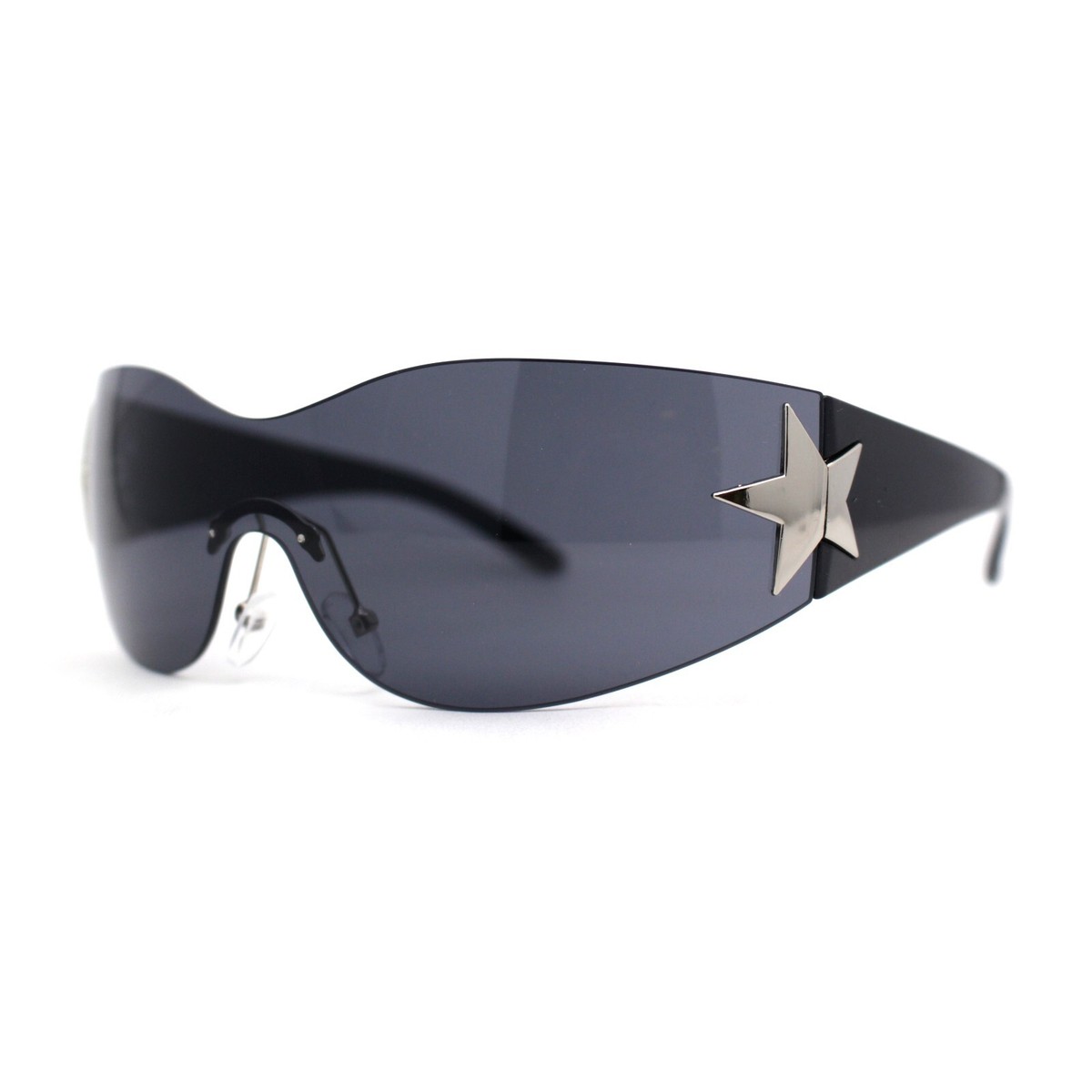 Rimless Star Shape Sunglasses Unisex Trendy UV400 Polycarbonate New Fashion Rimless Star Shape Sunglasses Party Glasses  main image 2