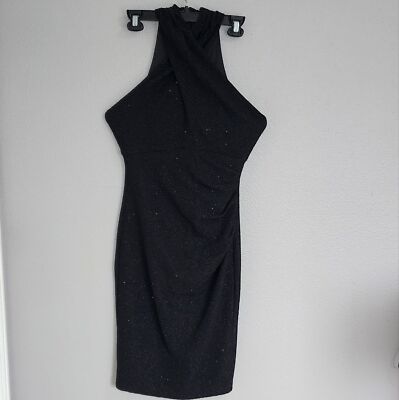 ELIZA J GLITTER HALTER NECK SHEATH DRESS/ SIZE 4 | eBay ELIZA J GLITTER HALTER NECK SHEATH DRESS/ SIZE 4 | eBay