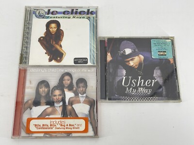 Pop R&B 3 CD Lot Usher My Way Destinys Child Le Click Promo Fast Free Shipping