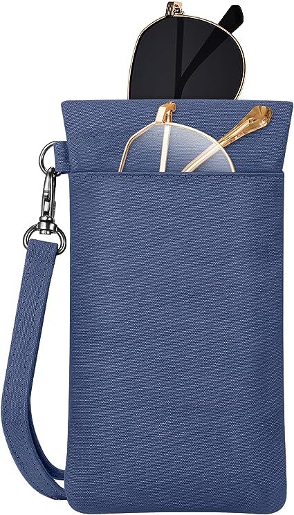 Double Eyeglasses and Sunglasses Sport Pouch